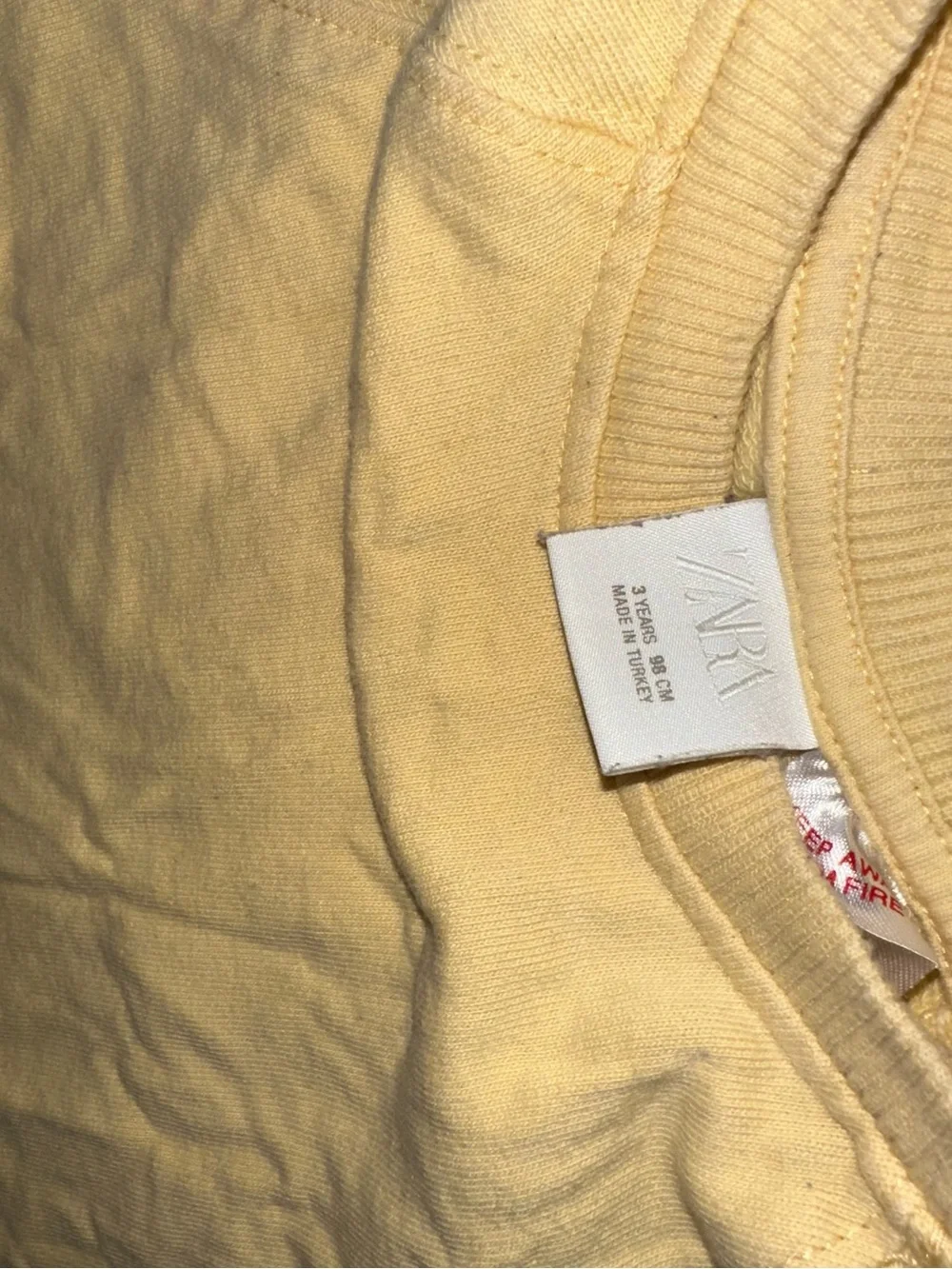 Zara Kids Yellow Short Sleeve Top & Shorts Matching Set